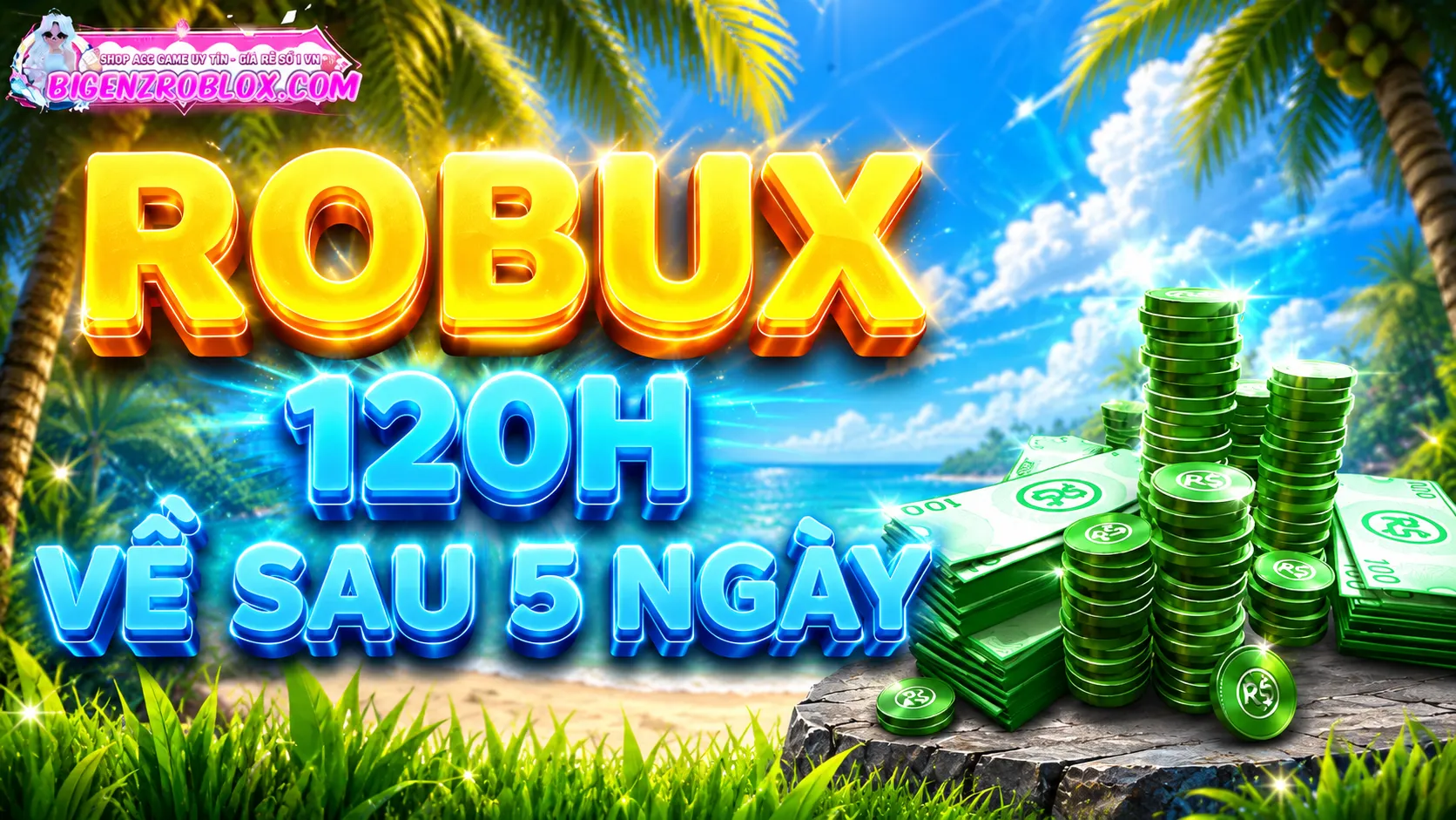 Robux 120H Về Sau 5 Ngày (Quốc Tế và VNG đều được)