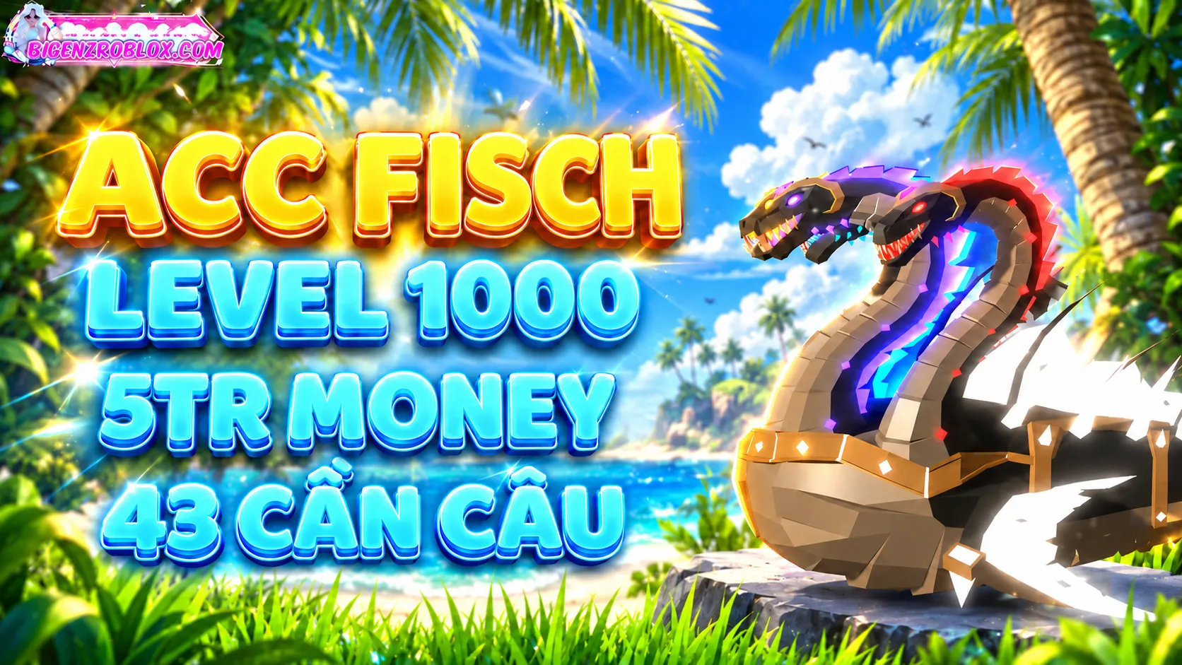 Acc Fisch Level 1000 + 43 Rod 100k