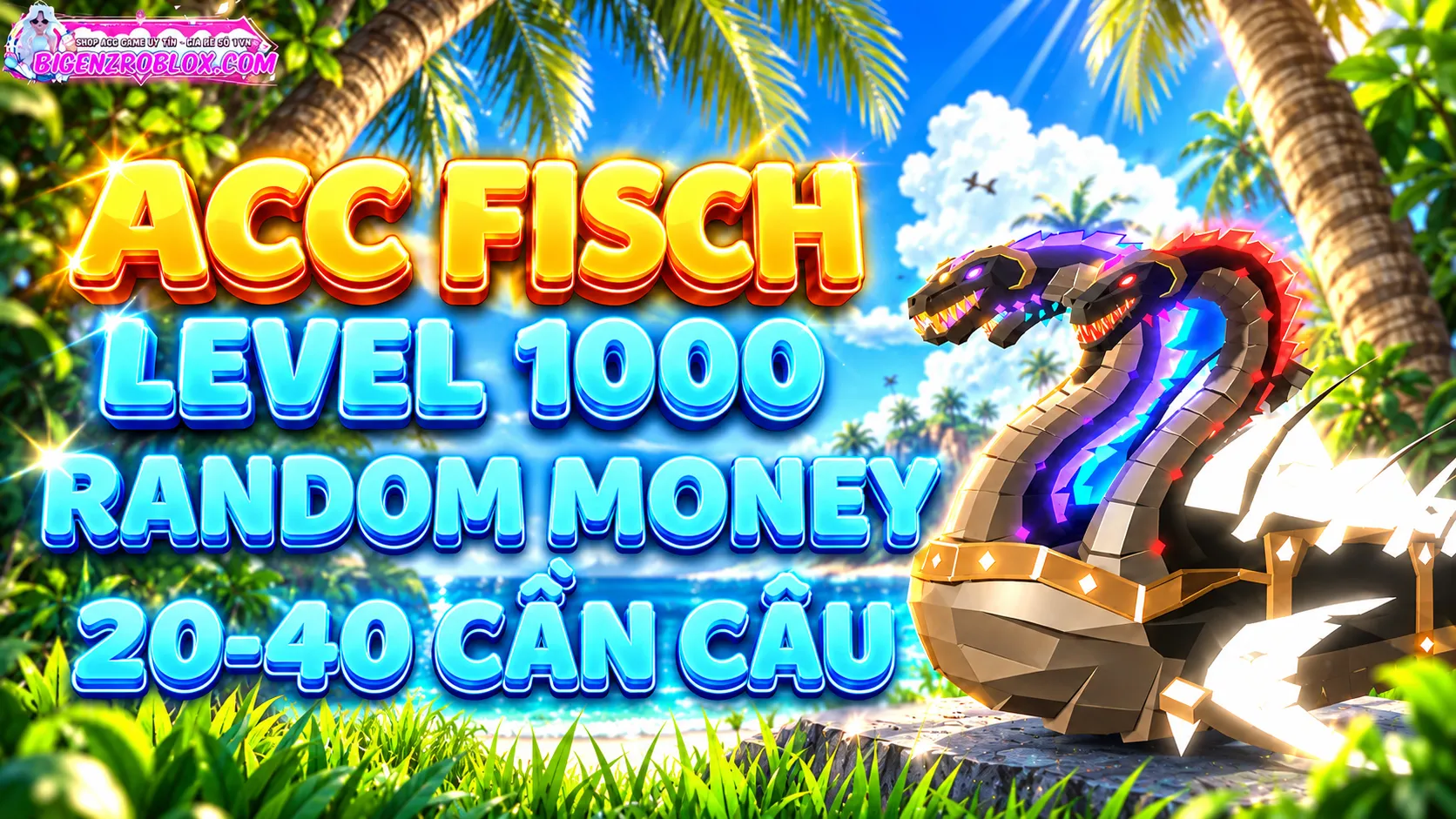 Acc Fisch Level 1000 + 20-30 Rod 60k